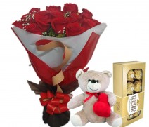 Kit Super Namorados - rosas colombianas