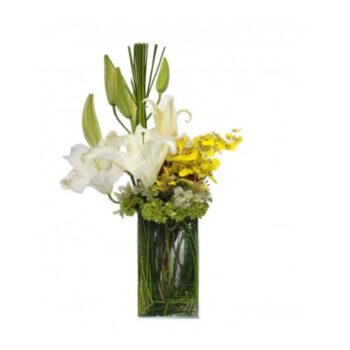 Arranjo de Lirios White Grande especial