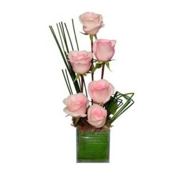 Ikebana  de Rosas Rosas