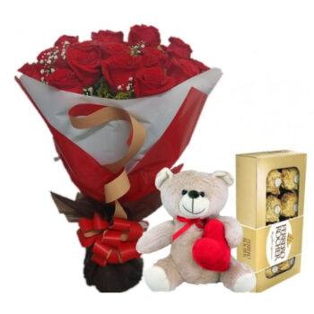 Kit colombianas pelúcia e ferero rocher